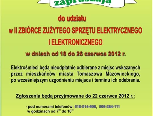 Pozbądź się elektrośmieci za darmo