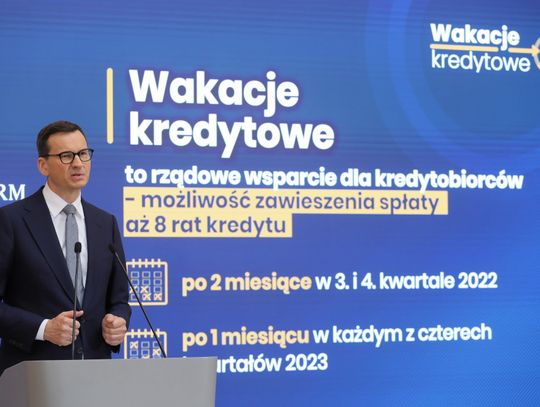 Premier: mam nadzieję, że od 2024 r. będziemy mieli do czynienia ze spadającymi ratami kredytowymi