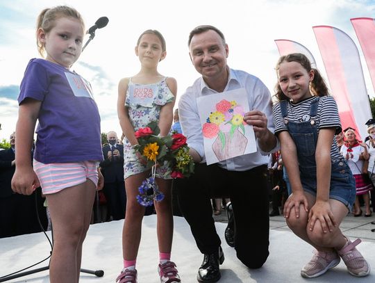 Prezydent Andrzej Duda wpadł na dzień do Tomaszowa