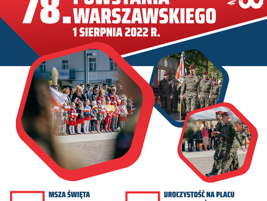 Prezydent Marcin Witko  zaprasza do udziału w obchodach 78. rocznicy wybuchu Powstania Warszawskiego 