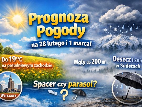 Prognoza pogody na 28 lutego i 1 marca