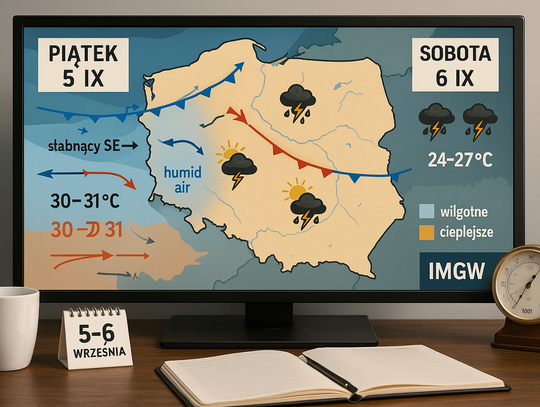Prognoza pogody na 5 i 6 września