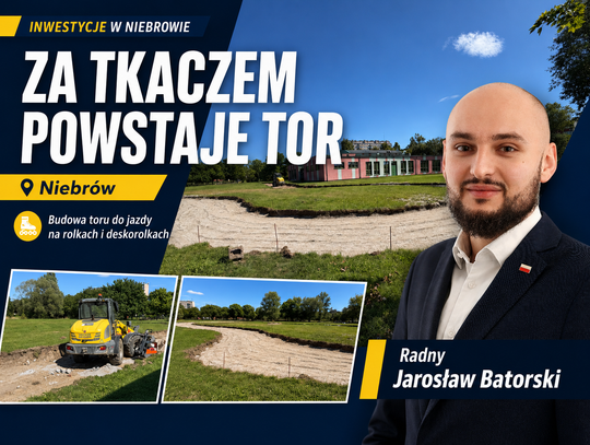 Projekt Batorskiego staje się rzeczywistością. Za „Tkaczem” budują tor do jazdy na rolkach
