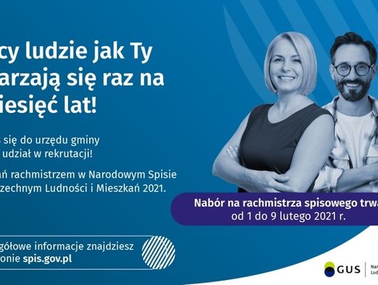 Przedłużono termin naboru kandydatów na rachmistrzów spisowych