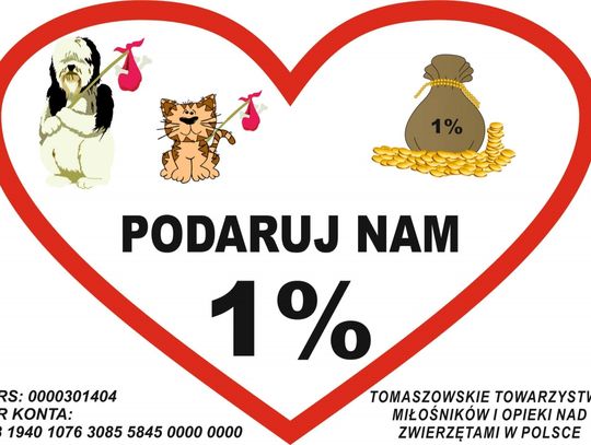 Przekaż nam 1 % podatku na TTMiOnZ