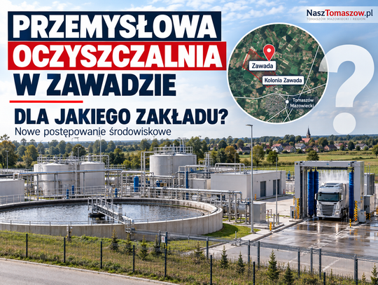 Przemysłowa oczyszczalnia i myjnia pod Tomaszowem. Dla jakiego zakładu mają pracować?
