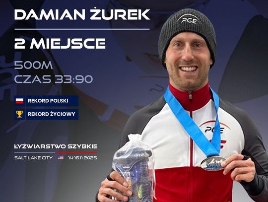 PŚ w łyżwiarstwie szybkim - Żurek drugi na 500 m, ponownie przegrał tylko ze Stolzem PŚ w łyżwiarstwie szybkim - Żurek drugi na 500 m, ponownie przegrał tylko ze Stolzem