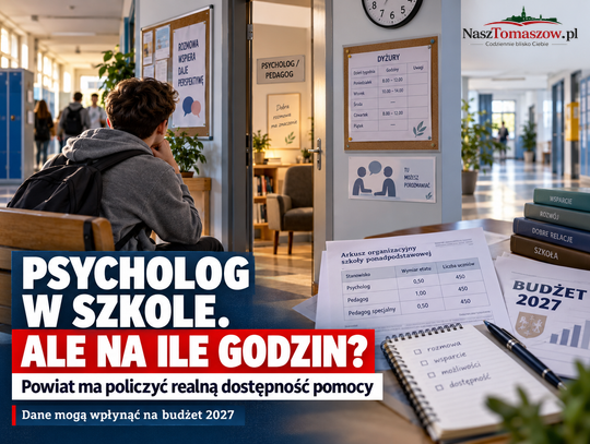 Psycholog w każdej szkole, ale na ile godzin? Powiat ma policzyć realną dostępność pomocy