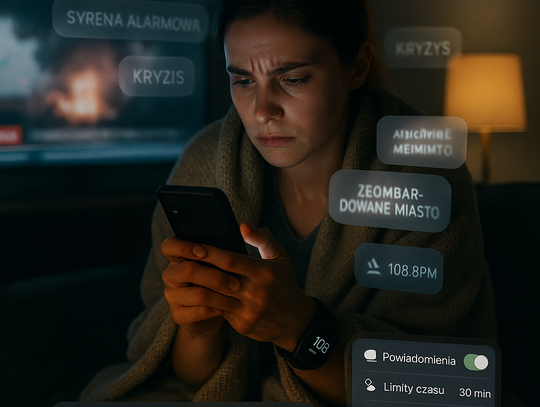 Psycholożka: dbając o dobrostan w kryzysie dawkujmy sobie informacje, selekcjonujmy ich źródła