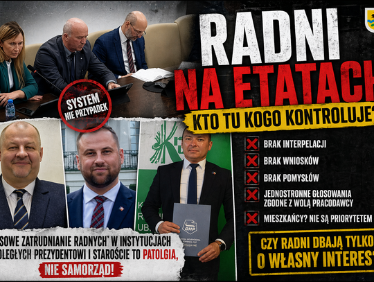 Radni na etatach. Kto tu kogo kontroluje?