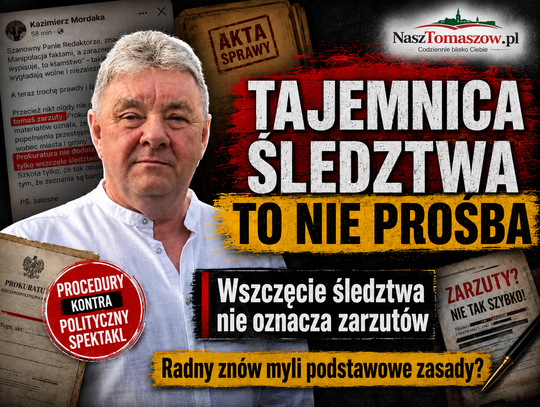 Radny Mordaka znowu myli prokuraturę z politycznym megafonem