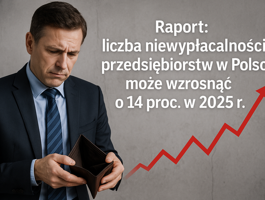 Raport: liczba niewypłacalności przedsiębiorstw w Polce może wzrosnąć o 14 proc. w 2025 r. Raport: liczba niewypłacalności przedsiębiorstw w Polce może wzrosnąć o 14 proc. w 2025 r.