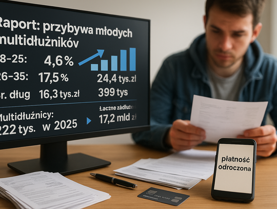 Raport: przybywa młodych multidłużników