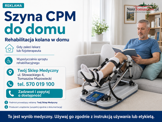 Rehabilitacja kolana także w domu. Do czego służy szyna CPM i kiedy warto ją wypożyczyć?