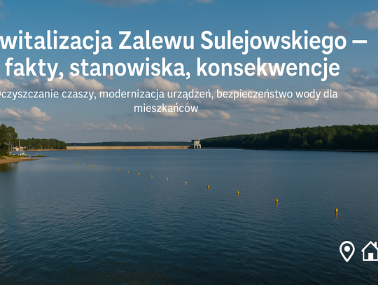 Rewitalizacja Zalewu Sulejowskiego: fakty zamiast emocji