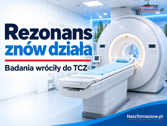 Rezonans w tomaszowskim szpitalu znów działa. Pacjenci wracają na badania