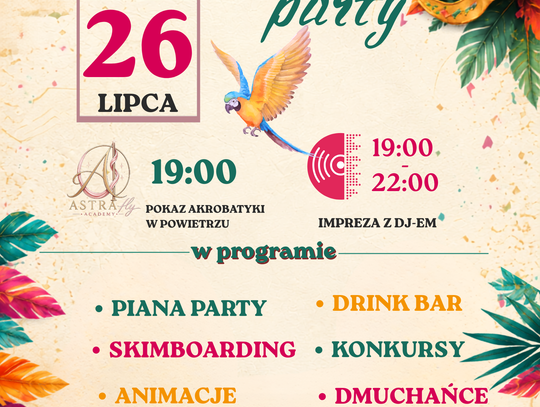 Rio Pool Party w nowym terminie. Na uczestników czeka jeszcze więcej atrakcji 🌴🎉