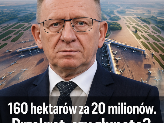 Robert Telus, PiS i strategiczny grunt wart setki milionów sprzedany za grosze