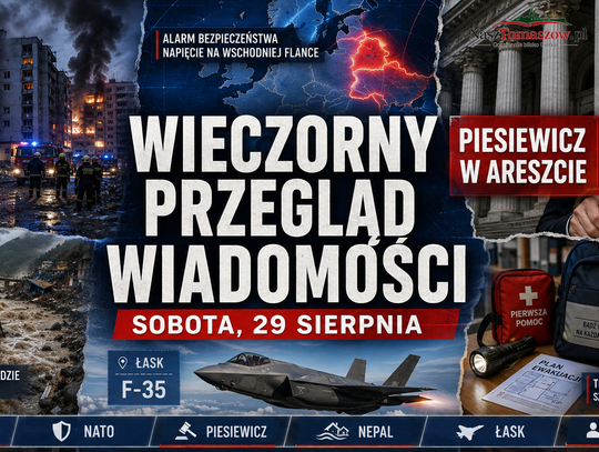 Rosja uderza pod Kijowem, Tusk ostrzega przed prowokacją NATO, Piesiewicz w areszcie. Najważniejsze informacje soboty