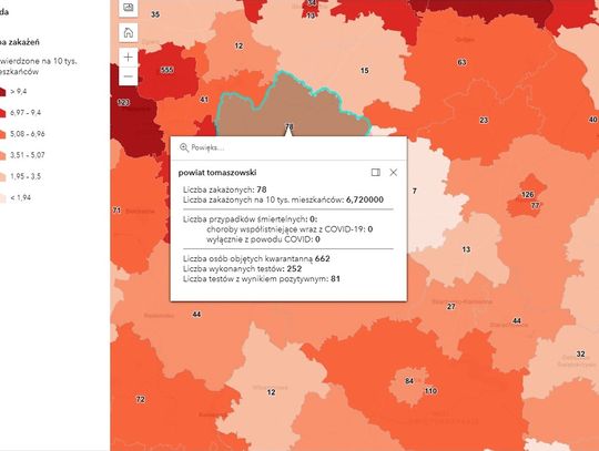 Rośnie liczba chorych w naszym powiecie 