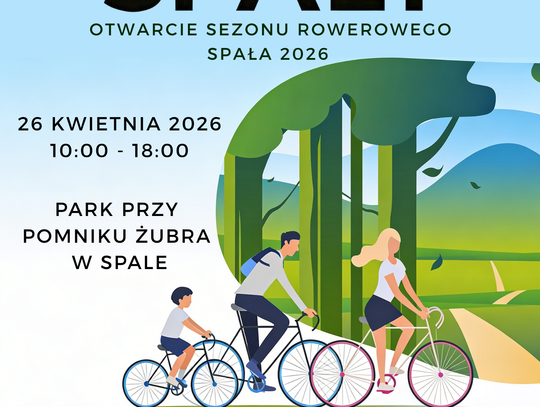 Rowerowa inauguracja sezonu w Spale. Rodzinne wydarzenie pełne atrakcji