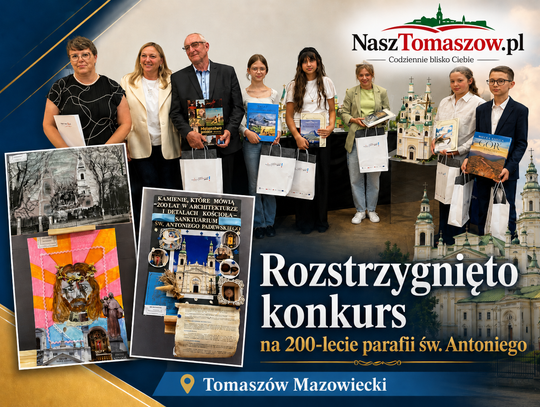 Rozstrzygnięto konkurs na 200-lecie parafii św. Antoniego w Tomaszowie Mazowieckim