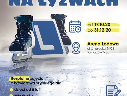 Ruszają zapisy na darmowe nauki jazdy na łyżwach