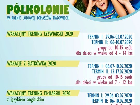 Ruszają zapisy na półkolonie sportowe, nie tylko dla łyżwiarzy