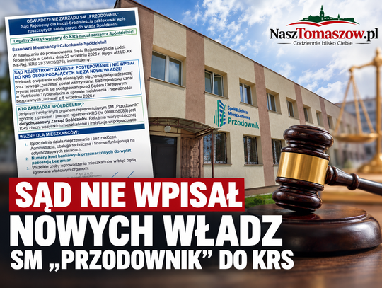 Sąd nie wpisał nowych władz SM „Przodownik” do KRS. Zarząd wydał oświadczenie