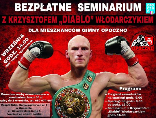 Seminarium z Krzysztofem "Diablo" Włodarczykie