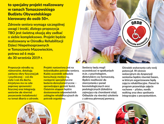 Seniorze! Zadbaj o siebie wiosną