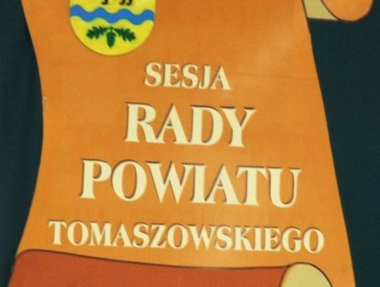 Sesja rady powiatu tomaszowskiego
