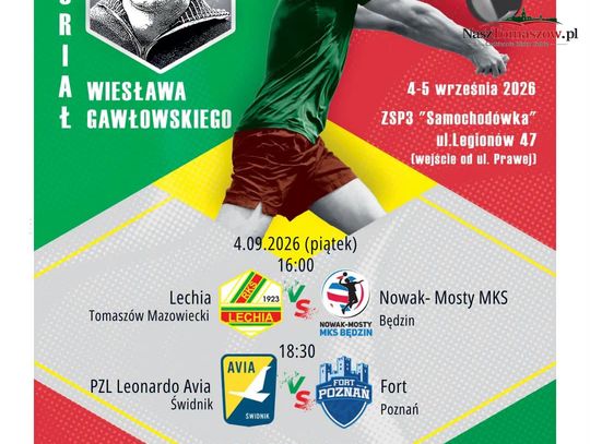Siatkarski weekend w Tomaszowie. Przed nami Memoriał Wiesława Gawłowskiego