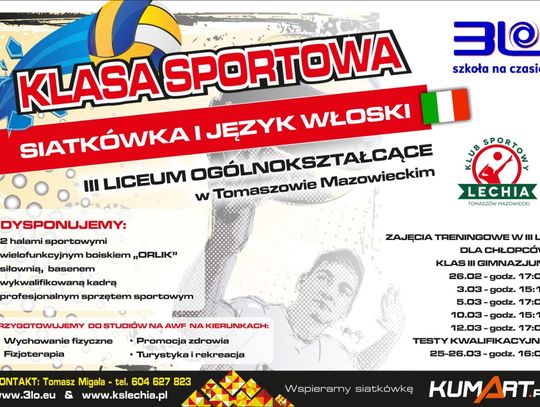 Siatkówka i język włoski