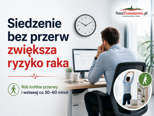 Siedzenie bez przerw może zwiększać ryzyko raka. Nie chodzi tylko o kanapę, ale też o biurko i samochód