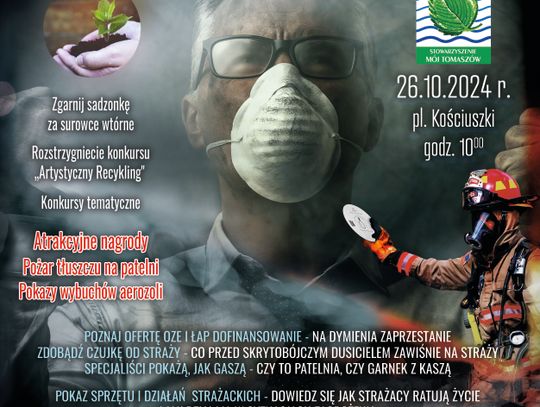 Smog, czad i ogień" - akcja edukacyjna na pl. Kościuszki