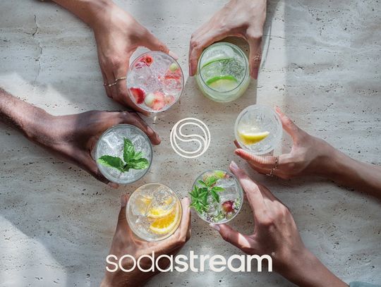 SodaStream, wiodący producent ekspresów do gazowania wody, prezentuje repozycjonowanie 360°