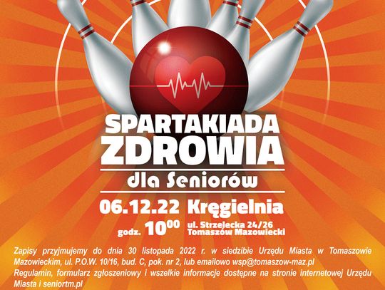 Spartakiada Seniorów - zapraszamy do udziału!