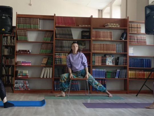 Spokój, oddech, równowaga… czyli joga w bibliotece!