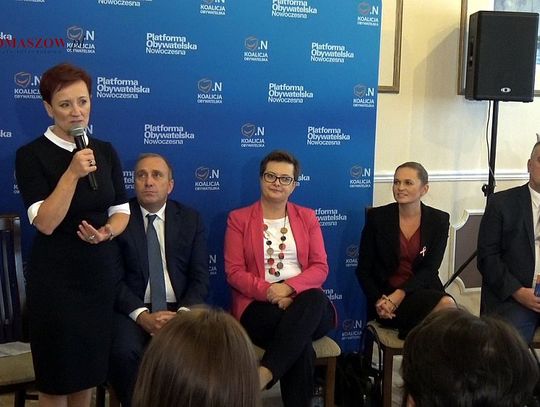 Spotkanie otwarte Koalicji Obywatelskiej w Tomaszowie Mazowieckim