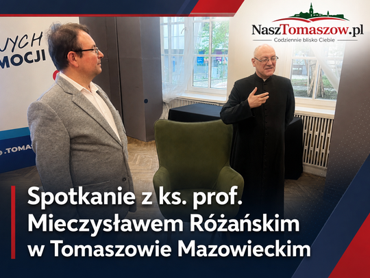 Spotkanie z ks. prof. Mieczysławem Różańskim w Tomaszowie Mazowieckim