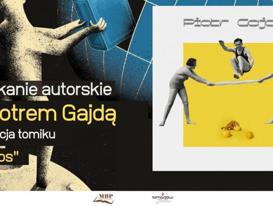 Spotkanie z Piotrem Gajdą w Miejskiej Bibliotece Publicznej.
