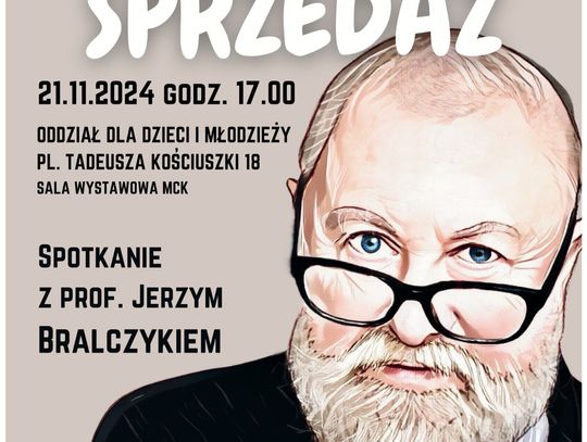 Spotkanie z prof. Jerzym Bralczykiem w MBP