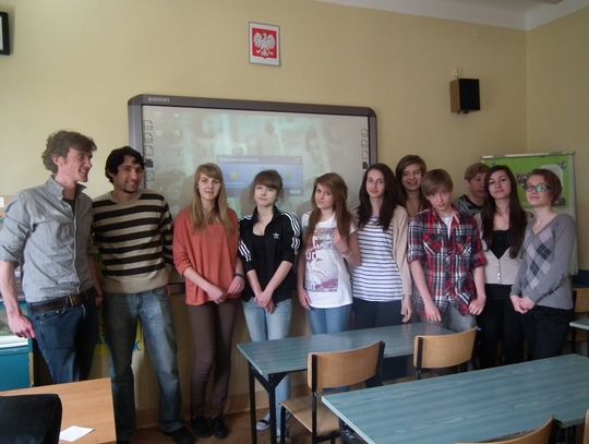 Spotkanie z wolontariuszami z Francji i Ukrainy