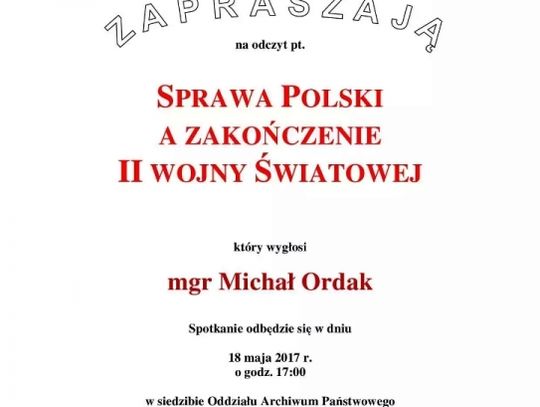 Sprawa Polski a zakończenie II wojny światowej