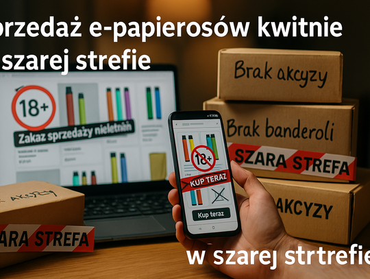 Sprzedaż e-papierosów kwitnie w szarej strefie Sprzedaż e-papierosów kwitnie w szarej strefie