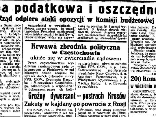„Śruba podatkowa i oszczędności”: 1931 vs. 2025