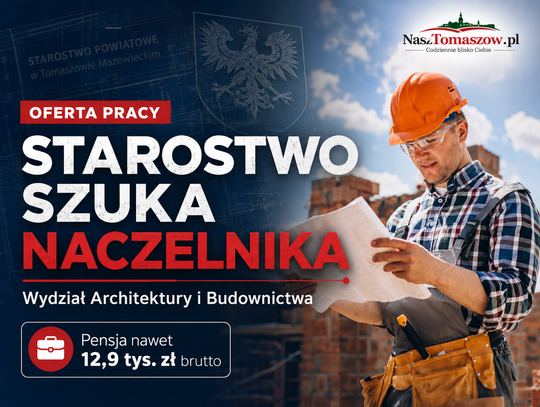 Starostwo szukało naczelnika architektury. Pensja nawet blisko 13 tys. zł brutto