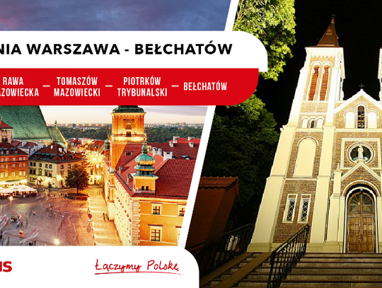 Startuje nowa linia z Warszawy do Tomaszowa Mazowieckiego!