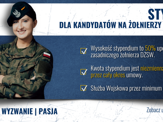 Startuje wojskowy program stypendialny